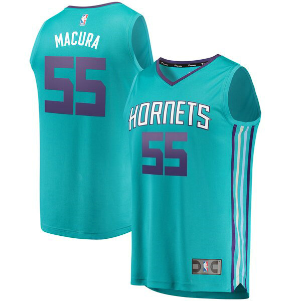 Maillot nba Charlotte Hornets 2019 Homme J.P. Macura 55 Bleu